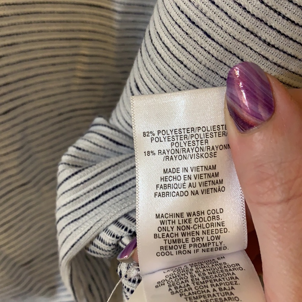 Jones New York casual textured top NWT - Picture 5 of 6